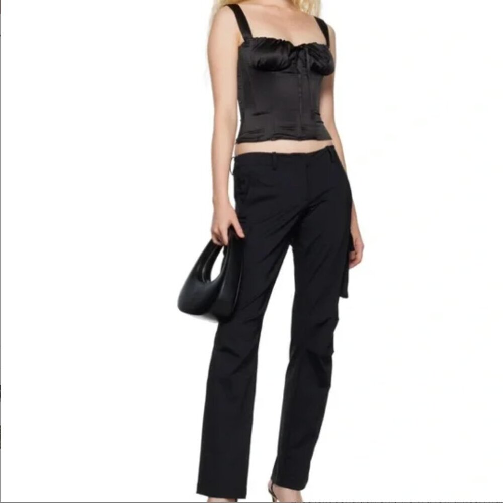 MIAOU RAVEN TROUSERS - BLACK XS